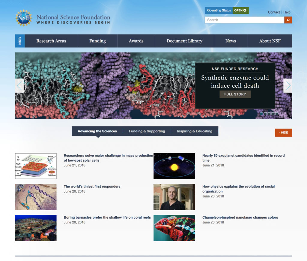 Research featured on NSF homepage - The Odom Group